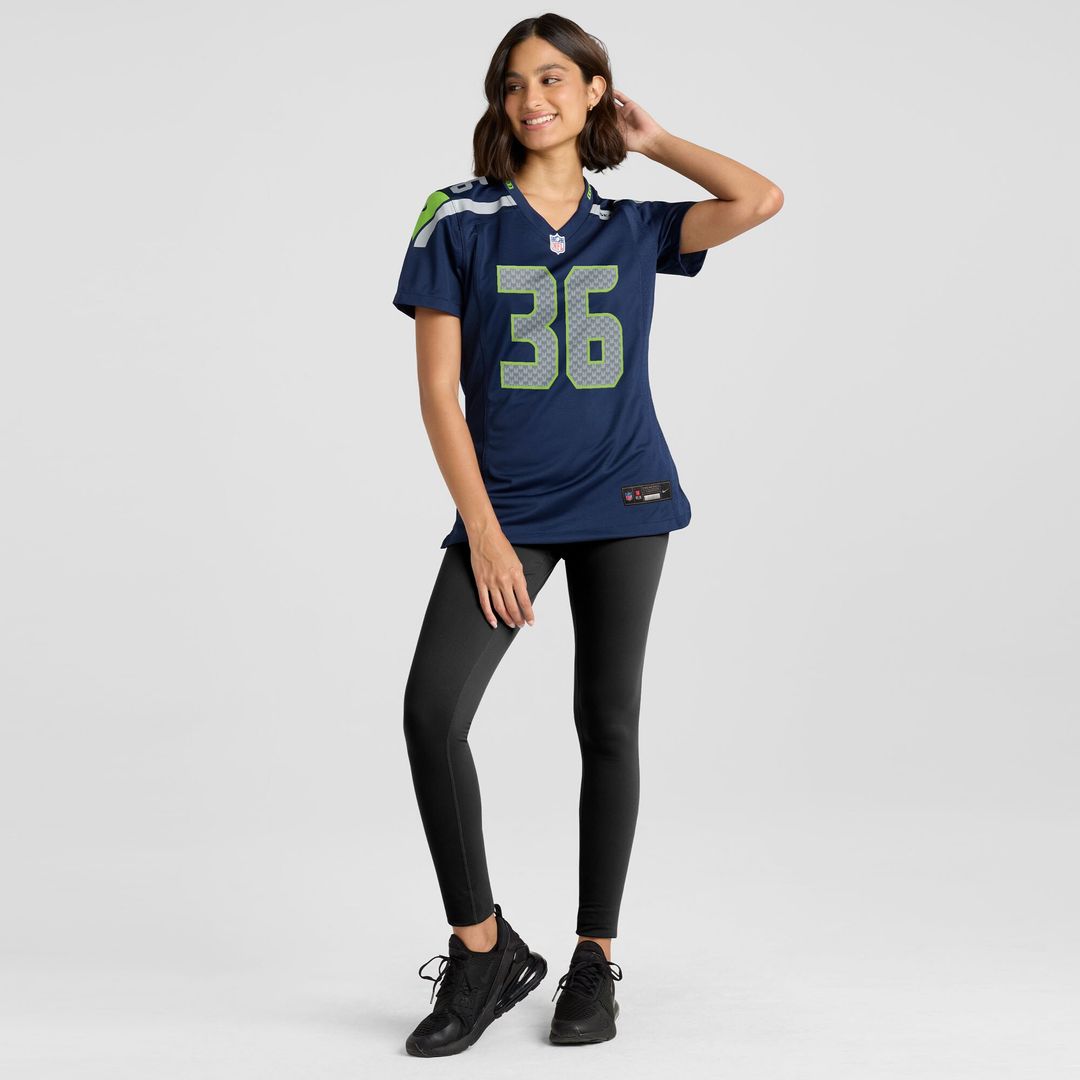 George Holani Seattle Seahawks Nike Women's Team Game Jersey -  College Navy
