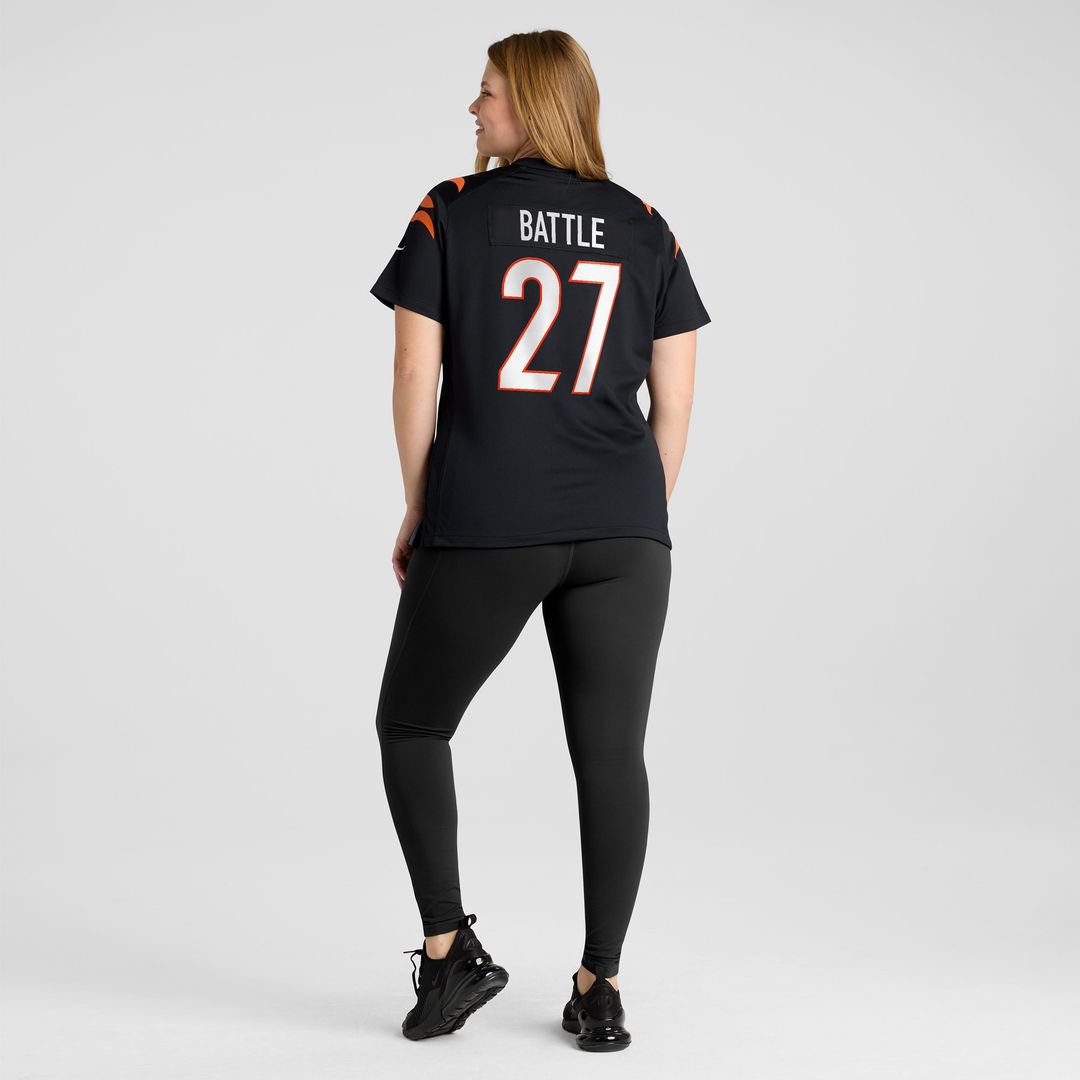 Jordan Battle Cincinnati Bengals Nike Women's Team Game Jersey -  Black