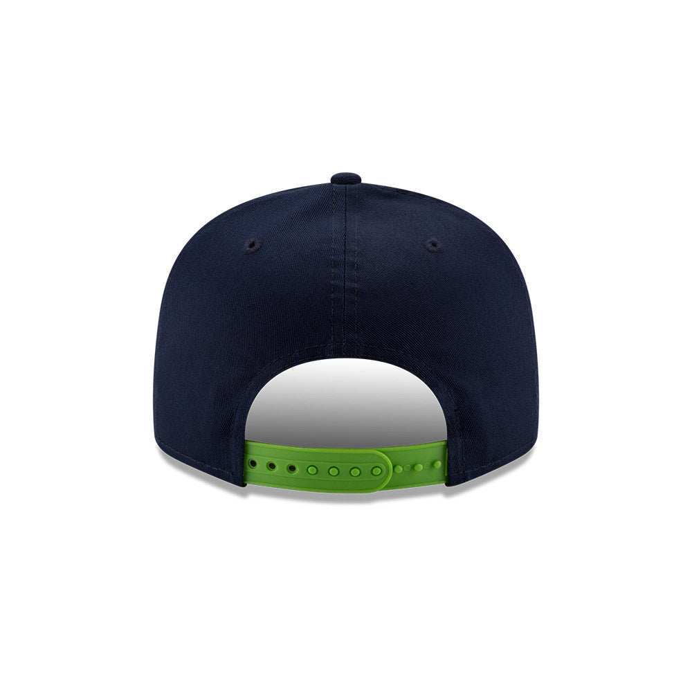 Seattle Seahawks New Era 9FIFTY Navy/Green Snapback Hat
