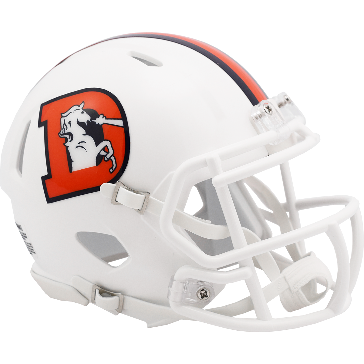 Denver Broncos Snowcapped Alternate Speed Mini Helmet