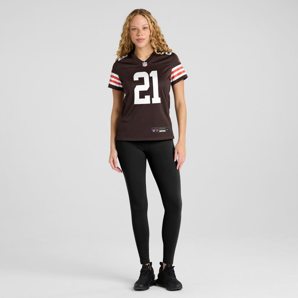 Denzel Ward Cleveland Browns Nike Women's Player Game Jersey - Brown