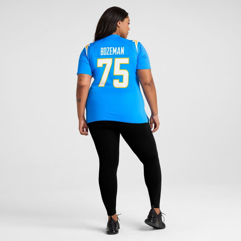 Bradley Bozeman Los Angeles Chargers Nike Women's  Game Jersey -  Powder Blue