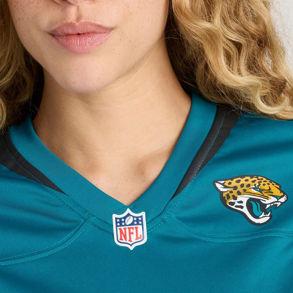 Travis Hunter Jacksonville Jaguars Nike Women's Team Game Jersey - Teal
