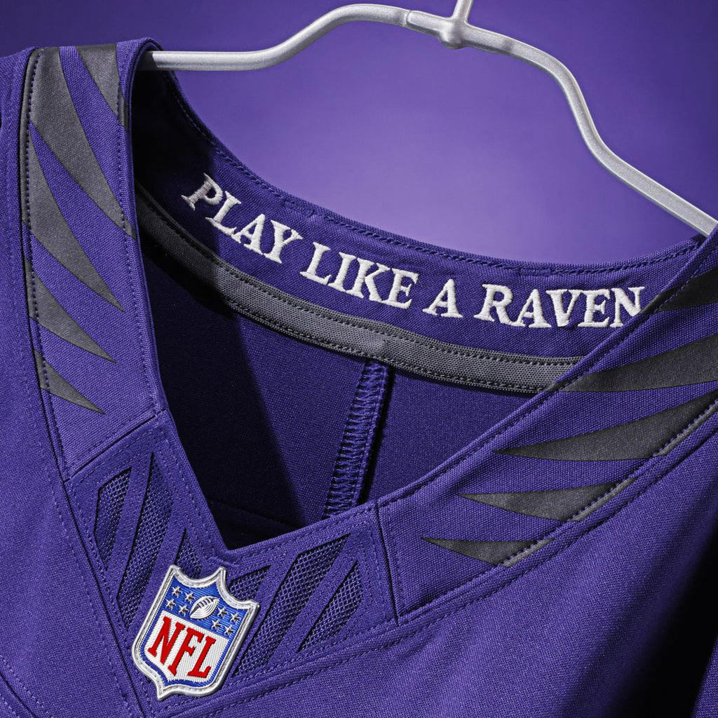 Zay Flowers Baltimore Ravens Nike Vapor F.U.S.E. Stitched Limited Jersey - Purple