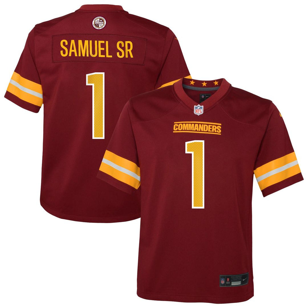 Deebo Samuel Sr Washington Commanders Nike Youth Team Game Jersey - Burgundy