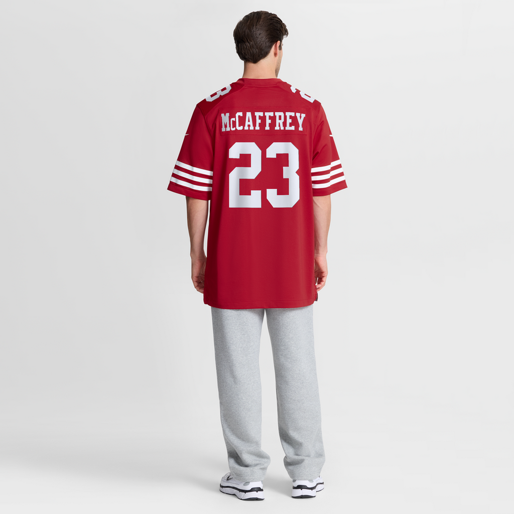 Christian McCaffrey San Francisco 49ers Nike Game Player Jersey - White
