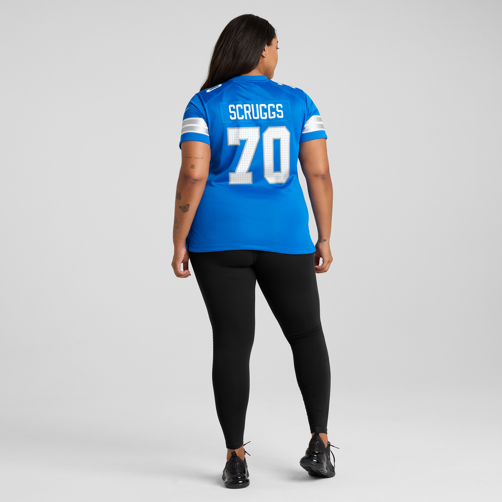 Juice Scruggs Detroit Lions Nike Women's Team Game Jersey -  Blue