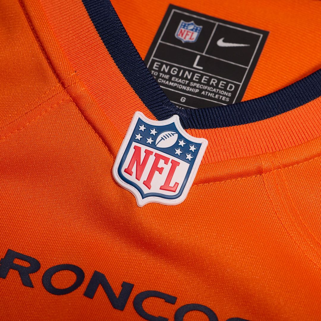 Alex Forsyth Denver Broncos Nike Team Game Jersey -  Orange
