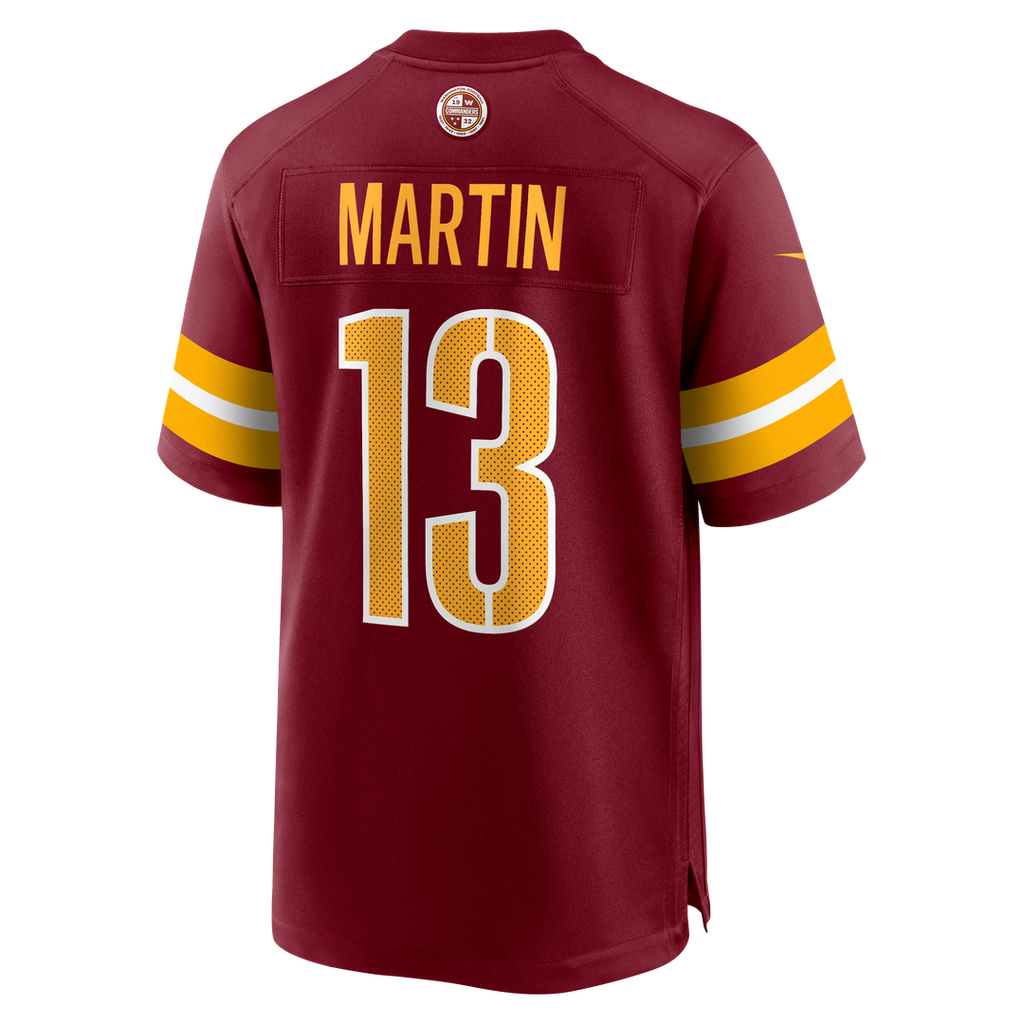 Tay Martin Washington Commanders Nike Team Game Jersey -  Burgundy