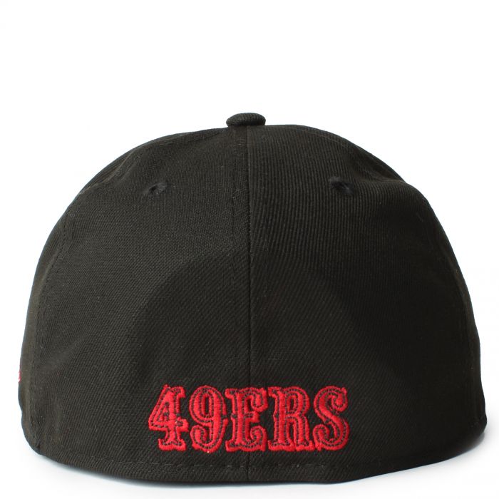 Men's San Francisco 49ers New Era Black Alternate 59FIFTY Fitted Hat