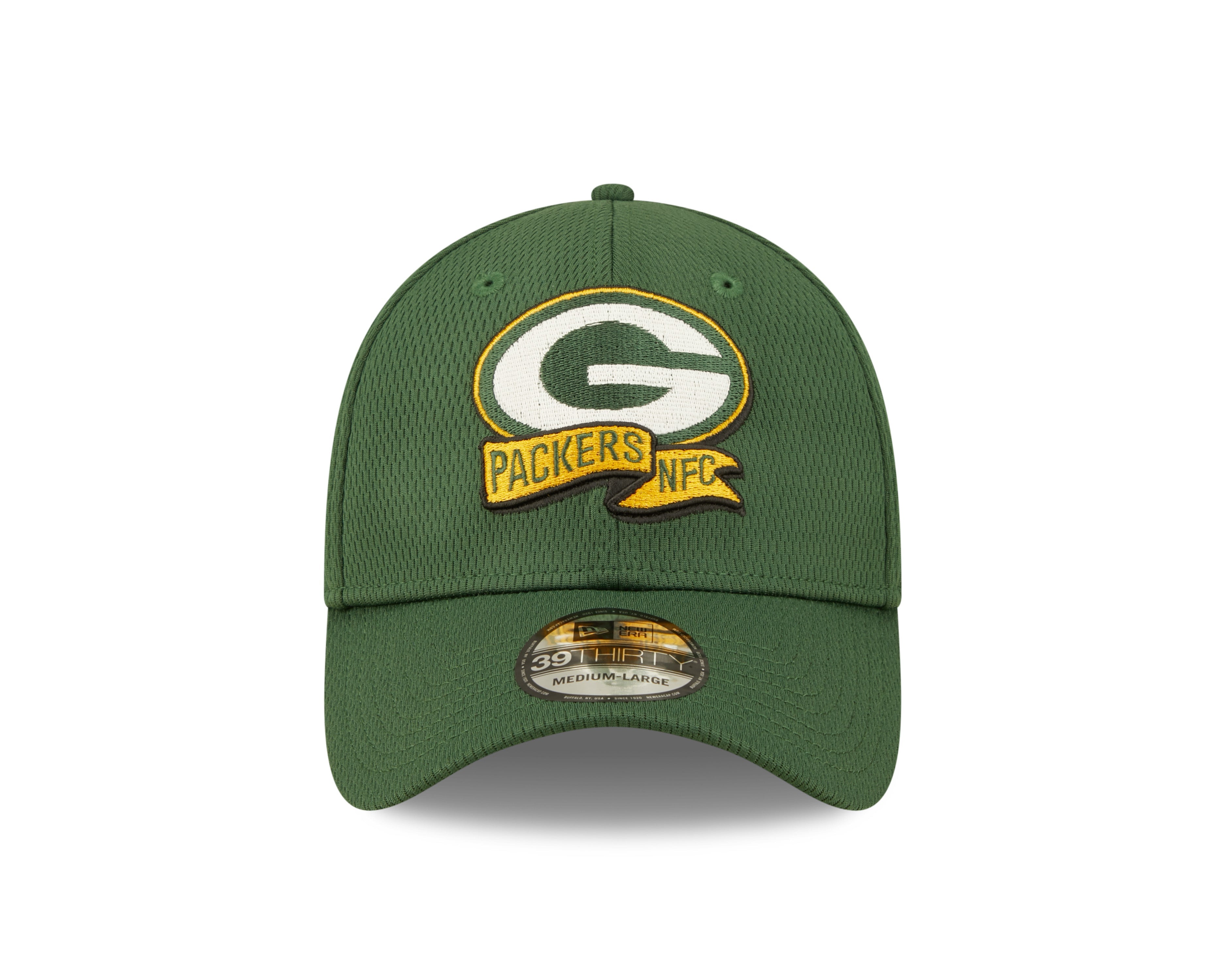 Men's Green Bay Packers New Era Green 2022 Sideline Coaches 39THIRTY Flex Hat