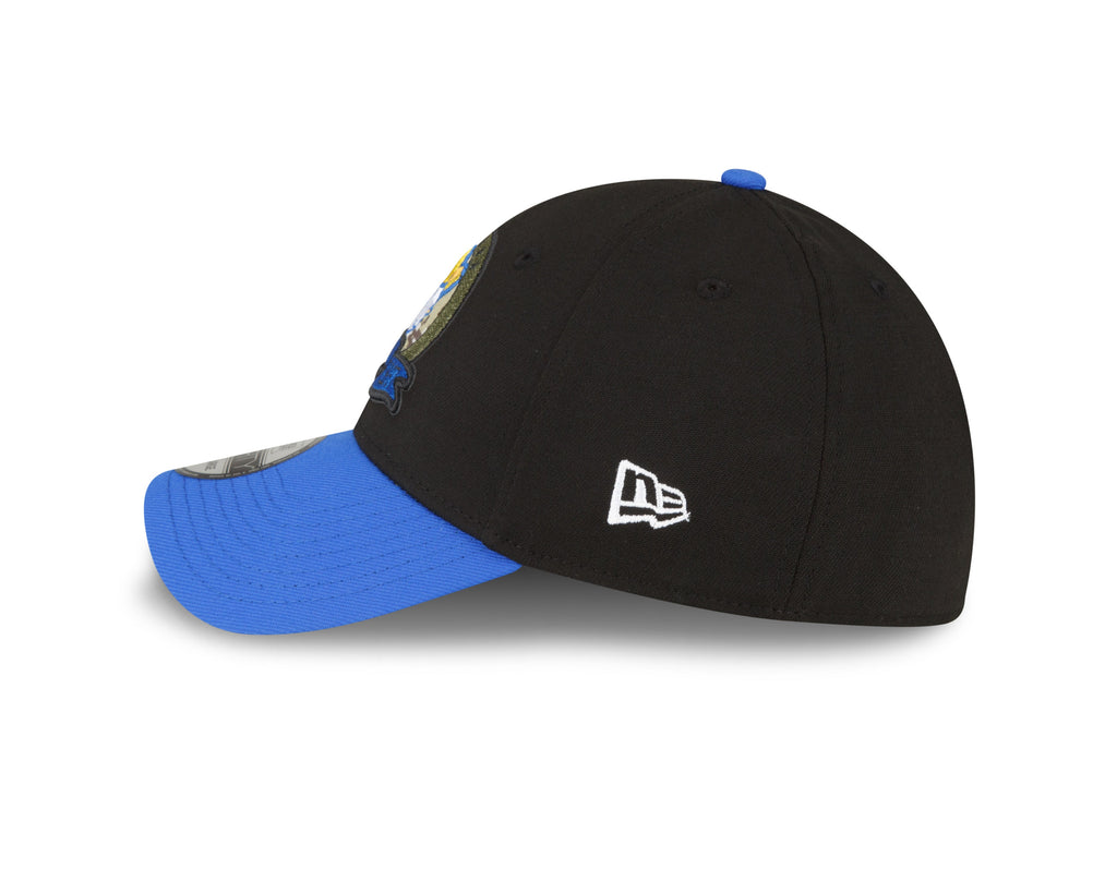 Men's Los Angeles Rams New Era Black 2022 Salute to Service 39THIRTY Flex Hat