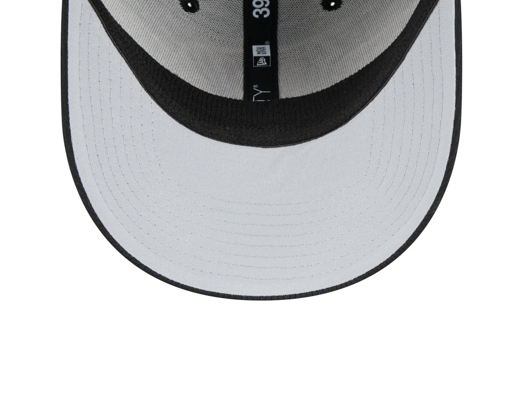 Men's Cincinnati Bengals New Era NFL 2023 Training Camp Black Primary Logo 39THIRTY Flex Fit Hat