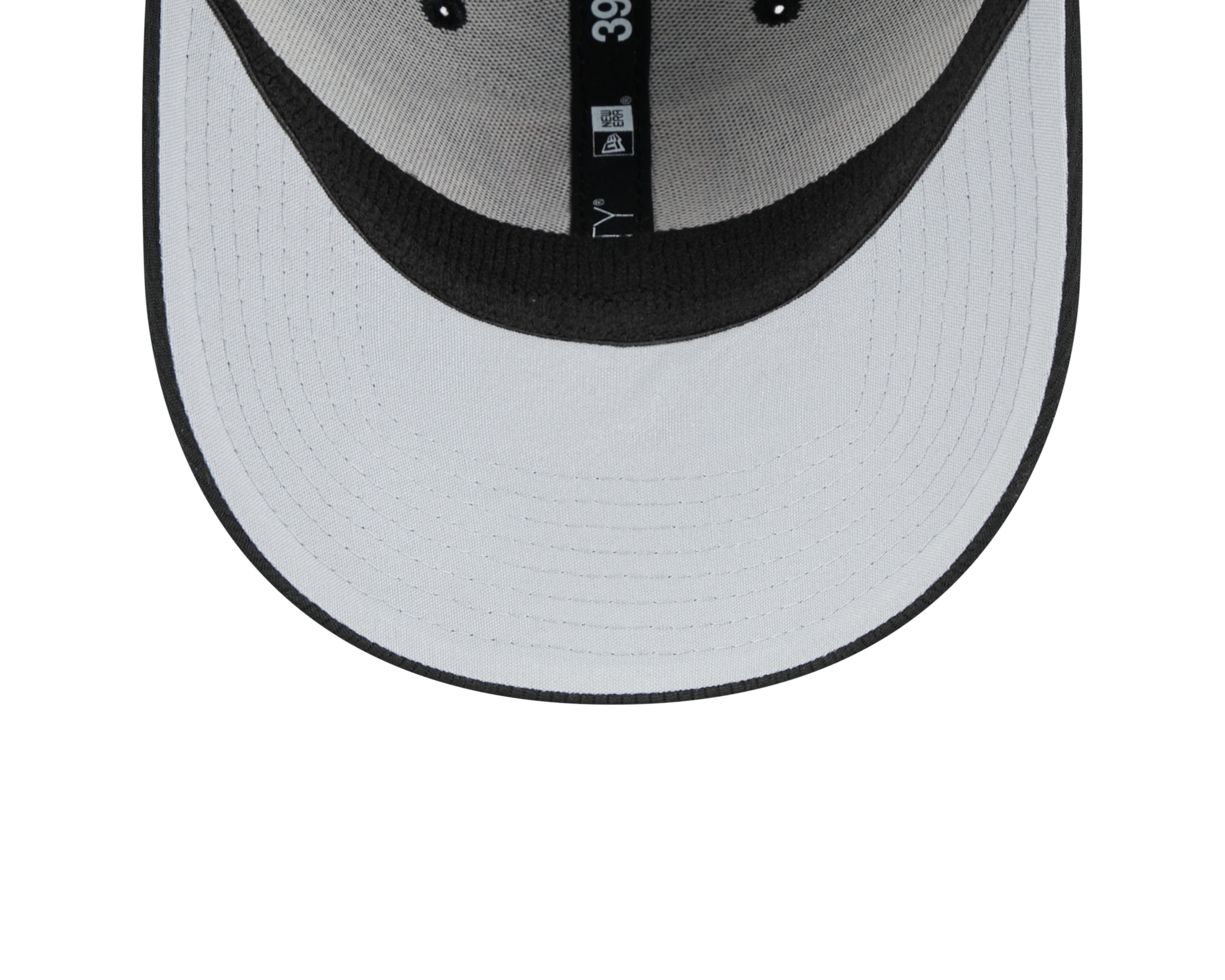 Men's Cincinnati Bengals New Era NFL 2023 Training Camp Black Primary Logo 39THIRTY Flex Fit Hat