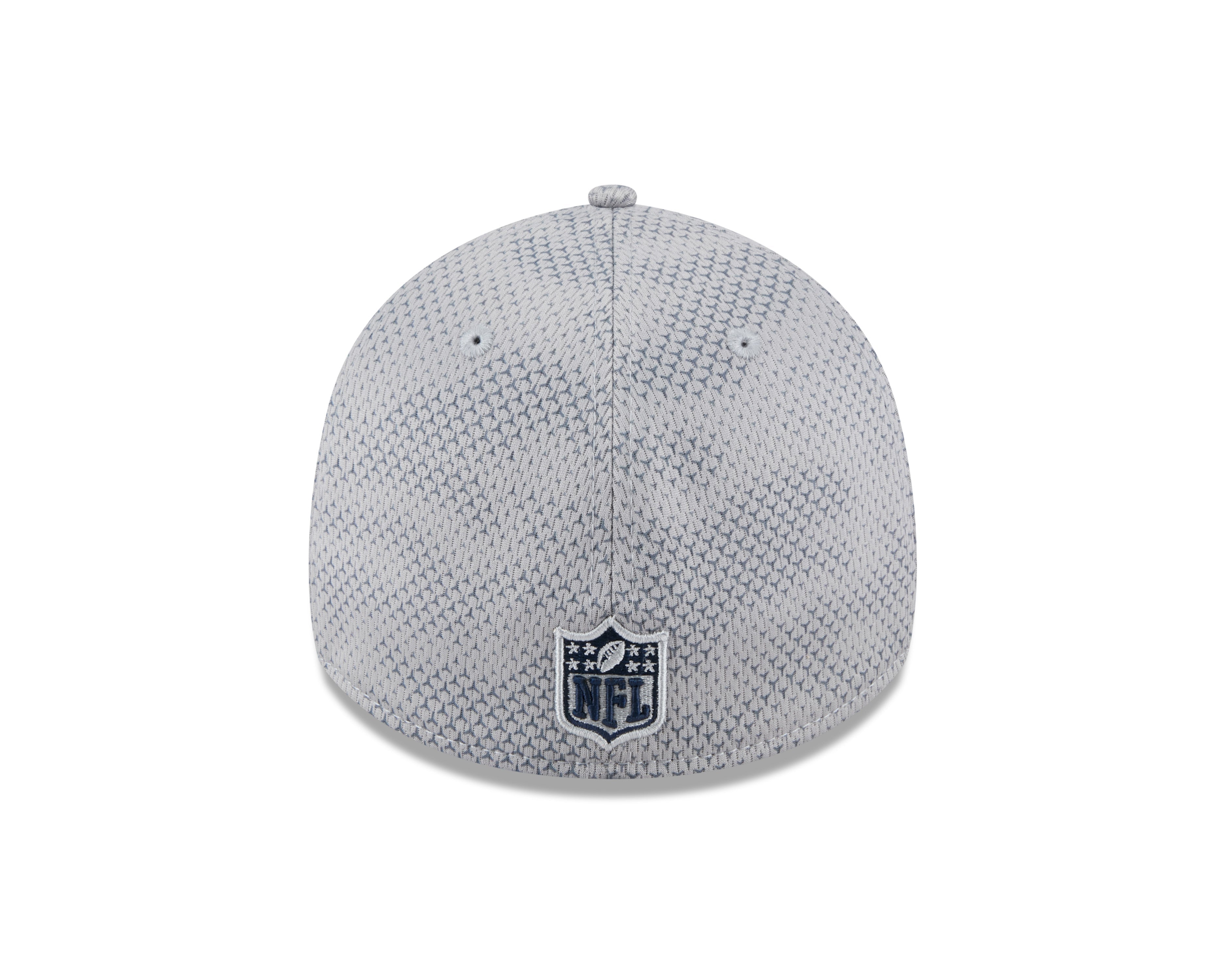 Men's Dallas Cowboys New Era 2024 Sideline Gray 39THIRTY Flex Hat