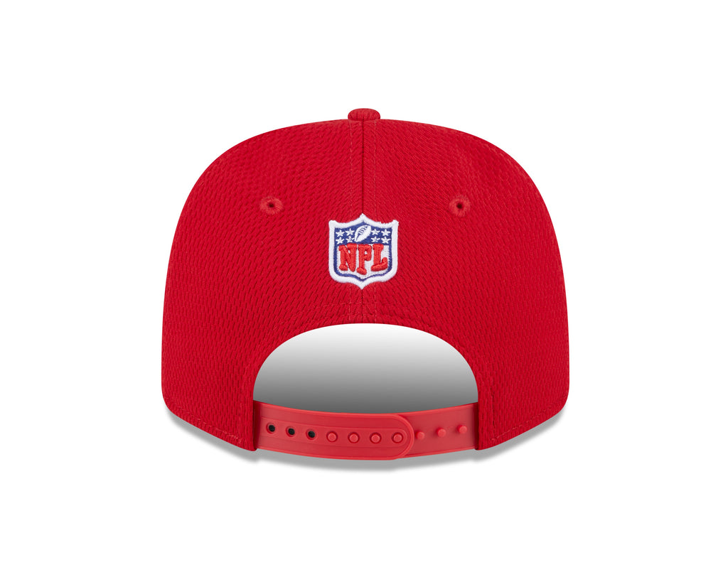 Men's San Francisco 49ers New Era 2024 Sideline Scarlet 9SEVENTY Adjustable Hat