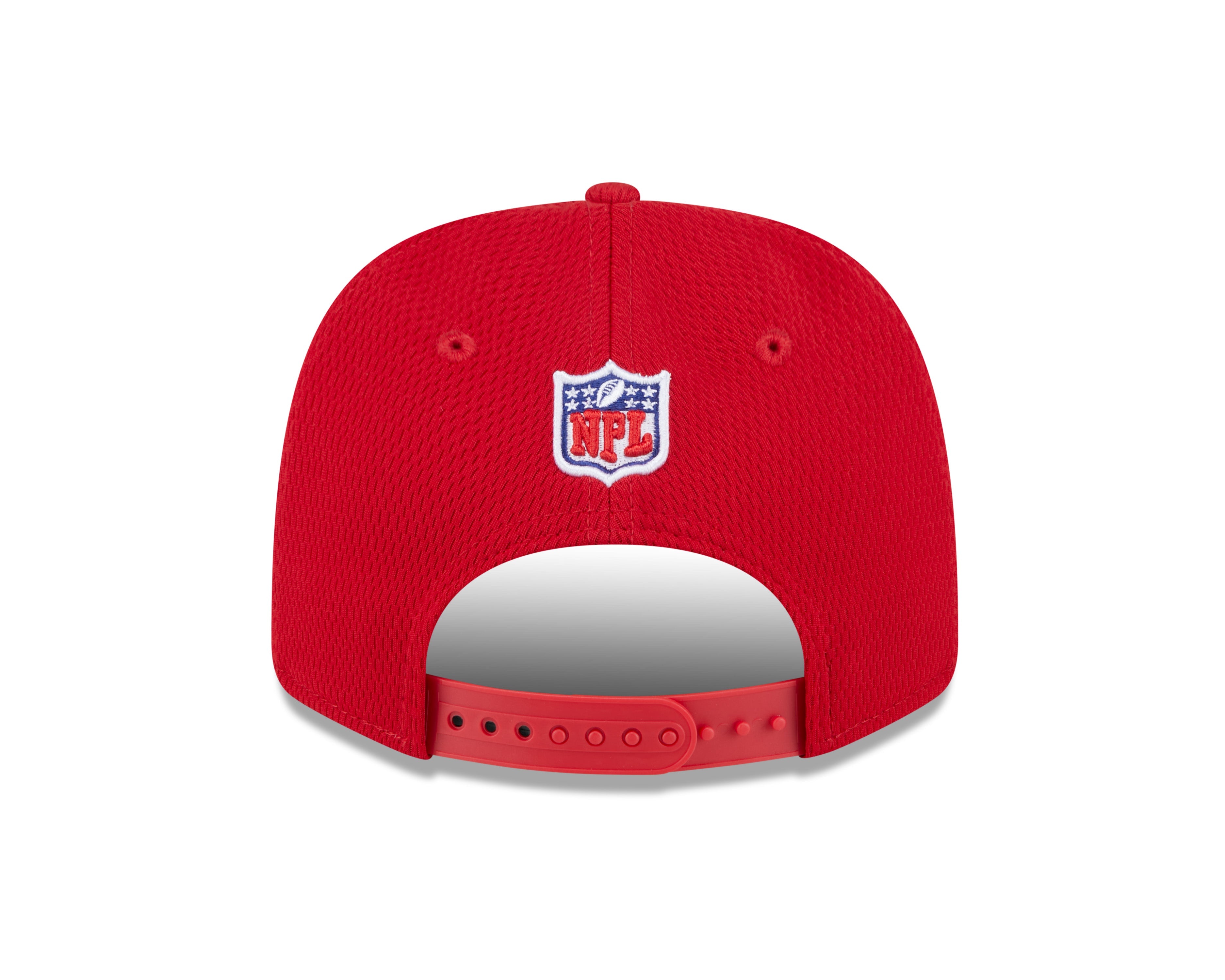 Men's San Francisco 49ers New Era 2024 Sideline Scarlet 9SEVENTY Adjustable Hat