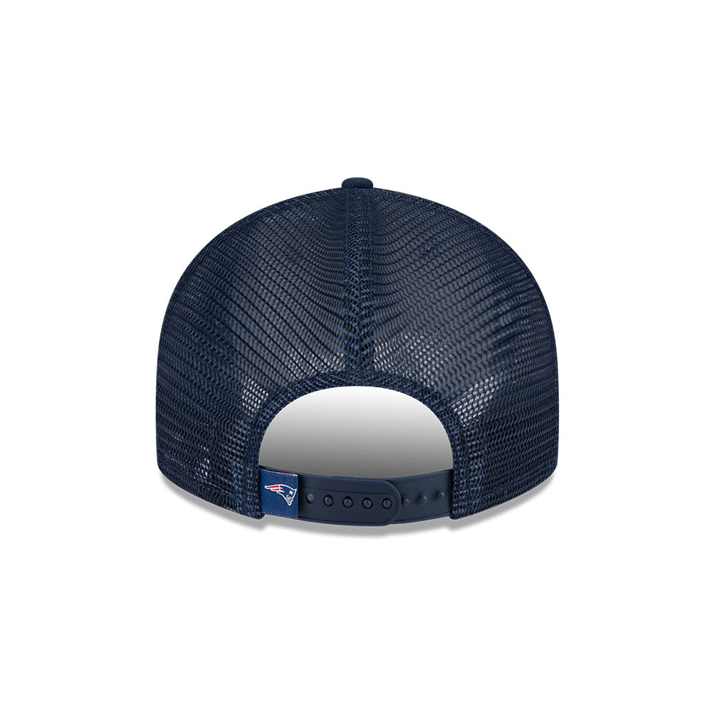 Men's New Era New England Patriots Navy Low Profile Trucker 9FIFTY Hat