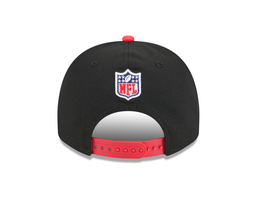 Men's Kansas City Chiefs New Era 2025 NFL Draft Black A-Frame 9FIFTY Snapback Adjustable Hat