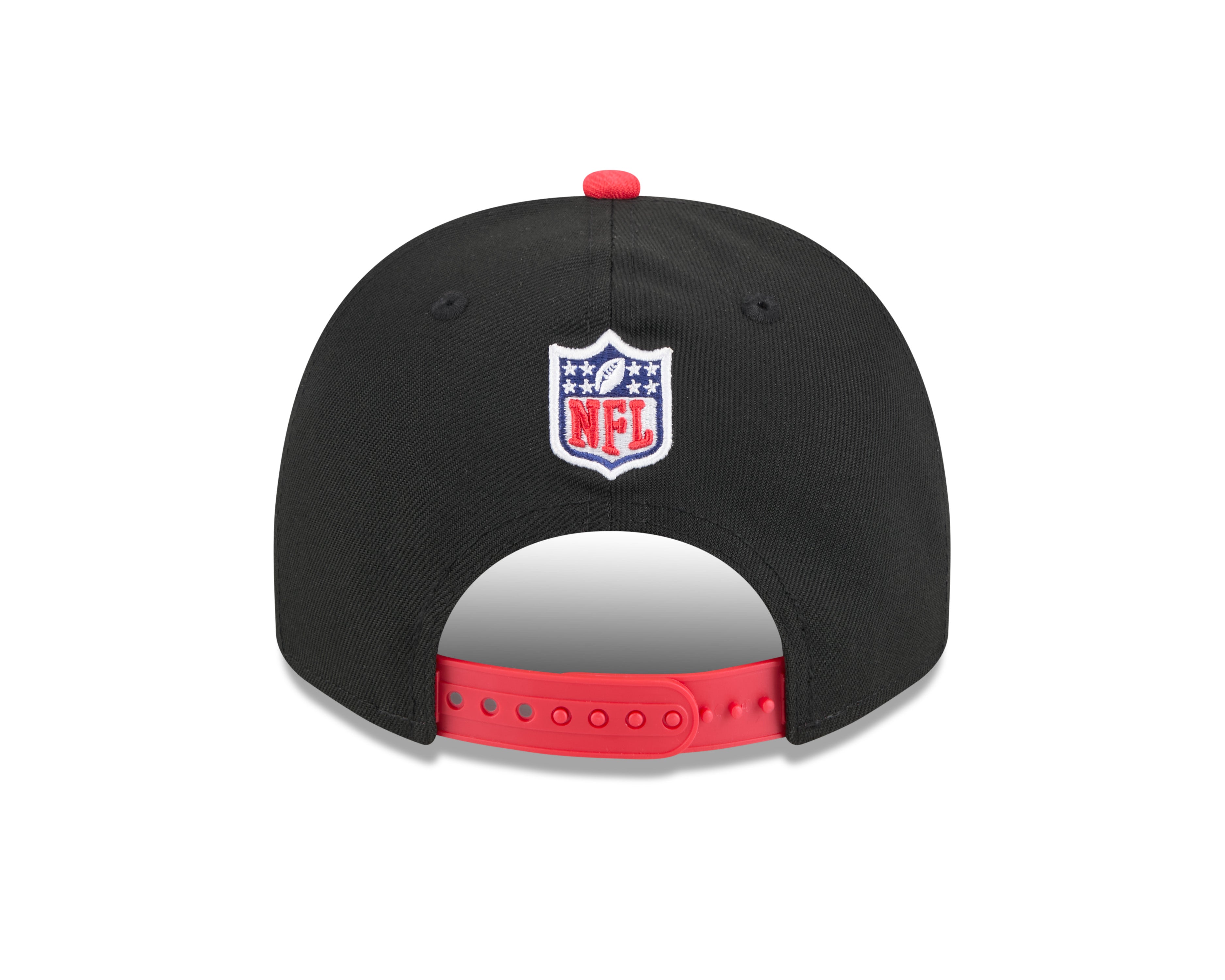 Men's Kansas City Chiefs New Era 2025 NFL Draft Black A-Frame 9FIFTY Snapback Adjustable Hat