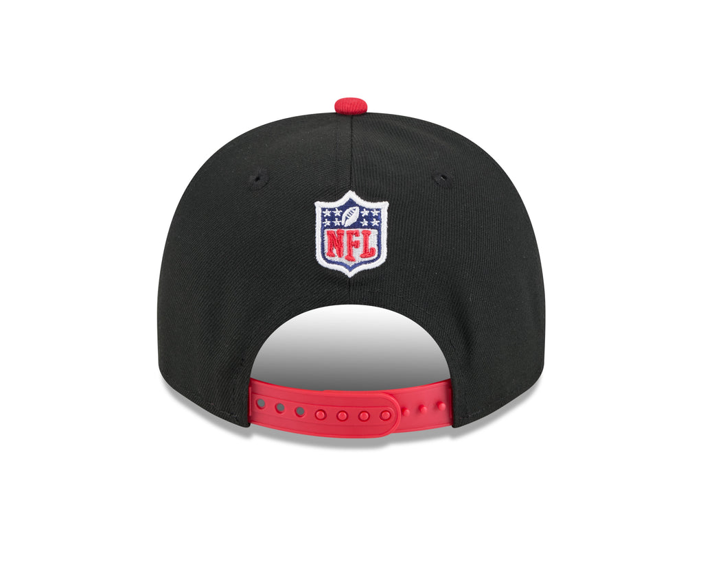 Men's San Francisco 49ers New Era 2025 NFL Draft Black A-Frame 9FIFTY Snapback Adjustable Hat