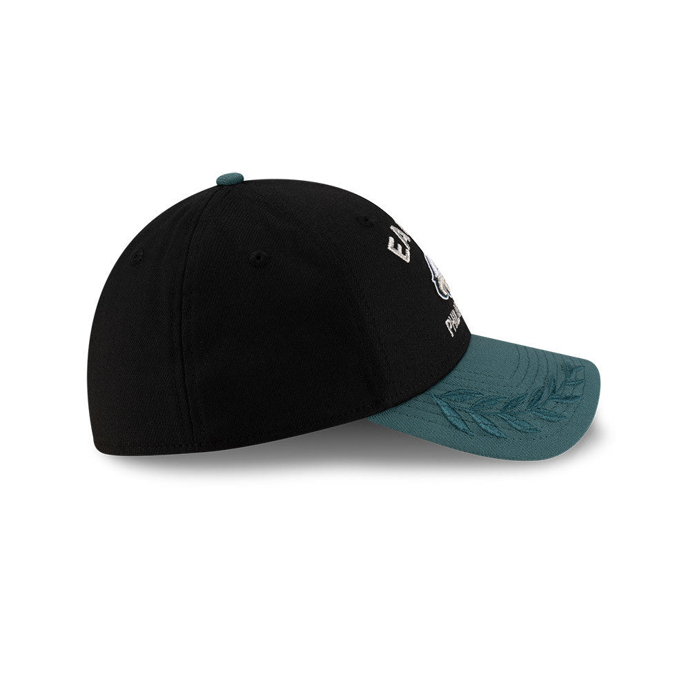 Men's Philadelphia Eagles New Era 2025 NFL Draft Black 39THIRTY Flex Fit Hat