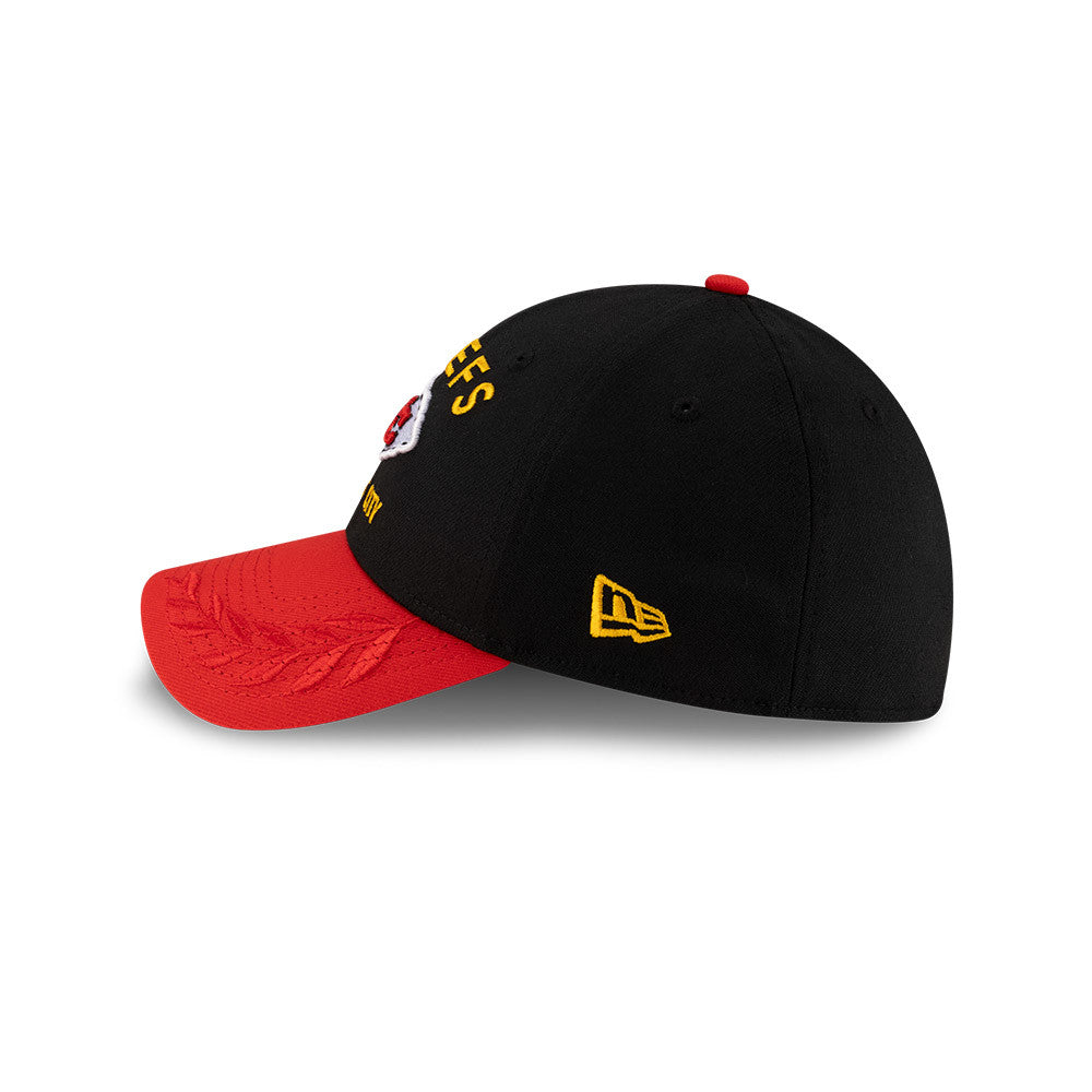 Men's Kansas City Chiefs New Era 2025 NFL Draft Black 39THIRTY Flex Fit Hat