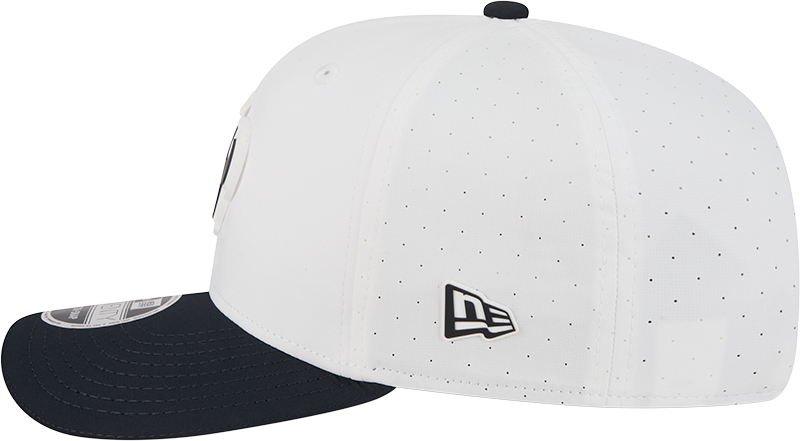 Men's Houston Texans New Era White/Navy 2025 NFL Training Camp 9SEVENTY Adjustable Hat