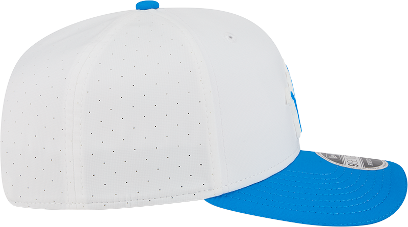 Men's Detroit Lions New Era White/Blue 2025 NFL Training Camp 9SEVENTY Adjustable Hat