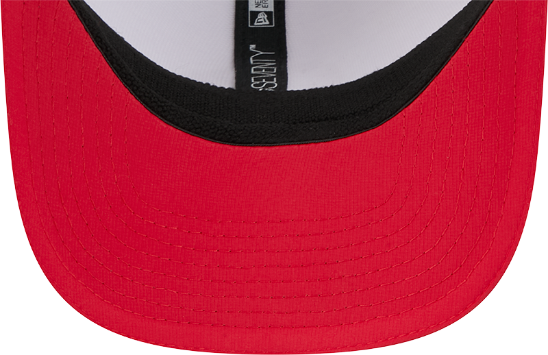 Men's Kansas City Chiefs New Era White/Red 2025 NFL Training Camp 9SEVENTY Adjustable Hat