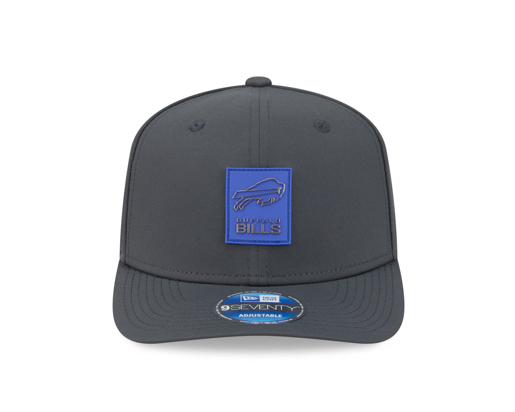 Men's Buffalo Bills New Era Graphite 2025 Sideline 9SEVENTY Cold Adjustable Hat