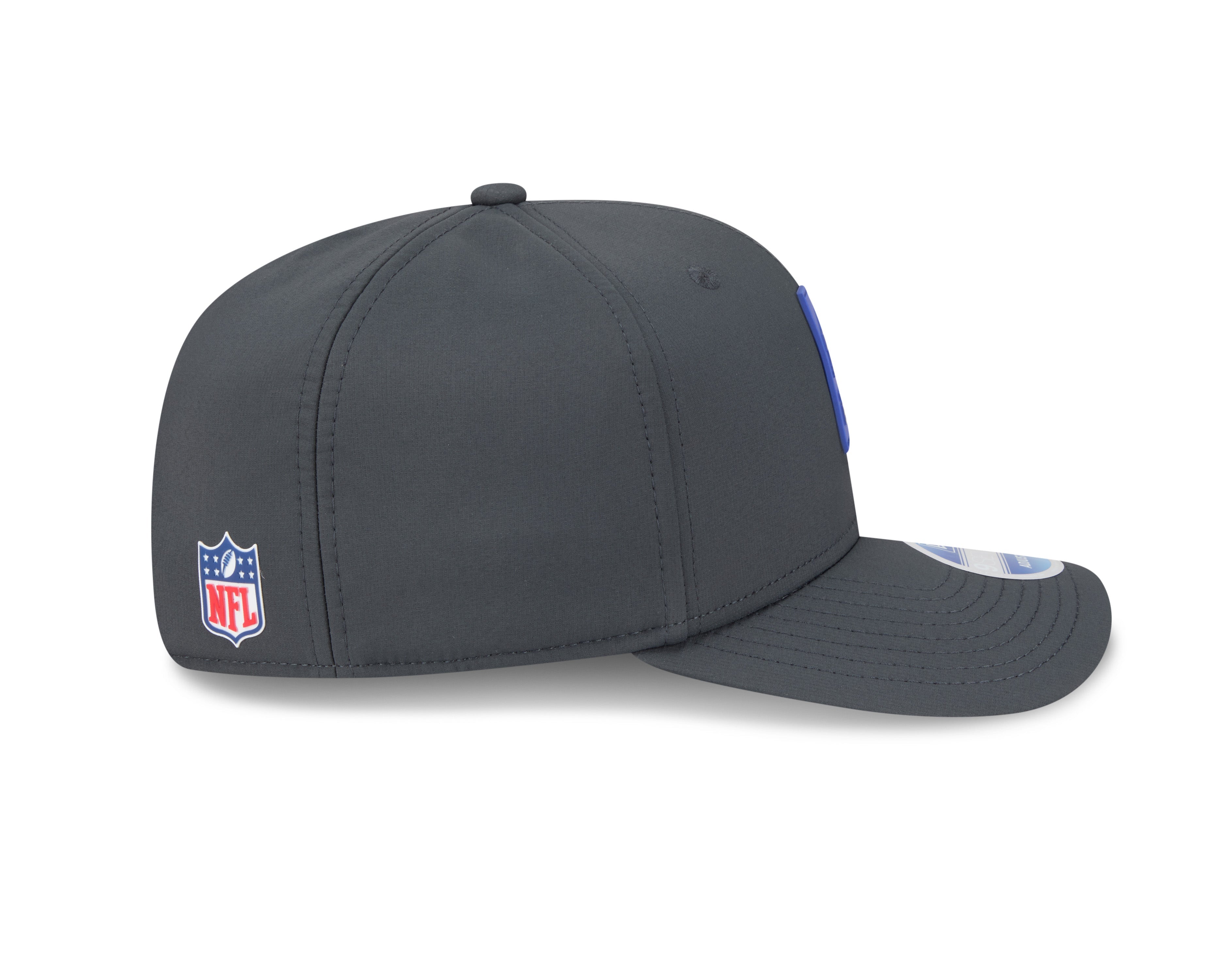 Men's Buffalo Bills New Era Graphite 2025 Sideline 9SEVENTY Cold Adjustable Hat