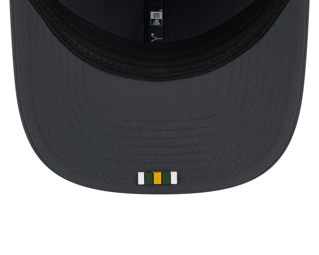 Men's Green Bay Packers New Era Graphite 2025 Sideline 9SEVENTY Cold Adjustable Hat