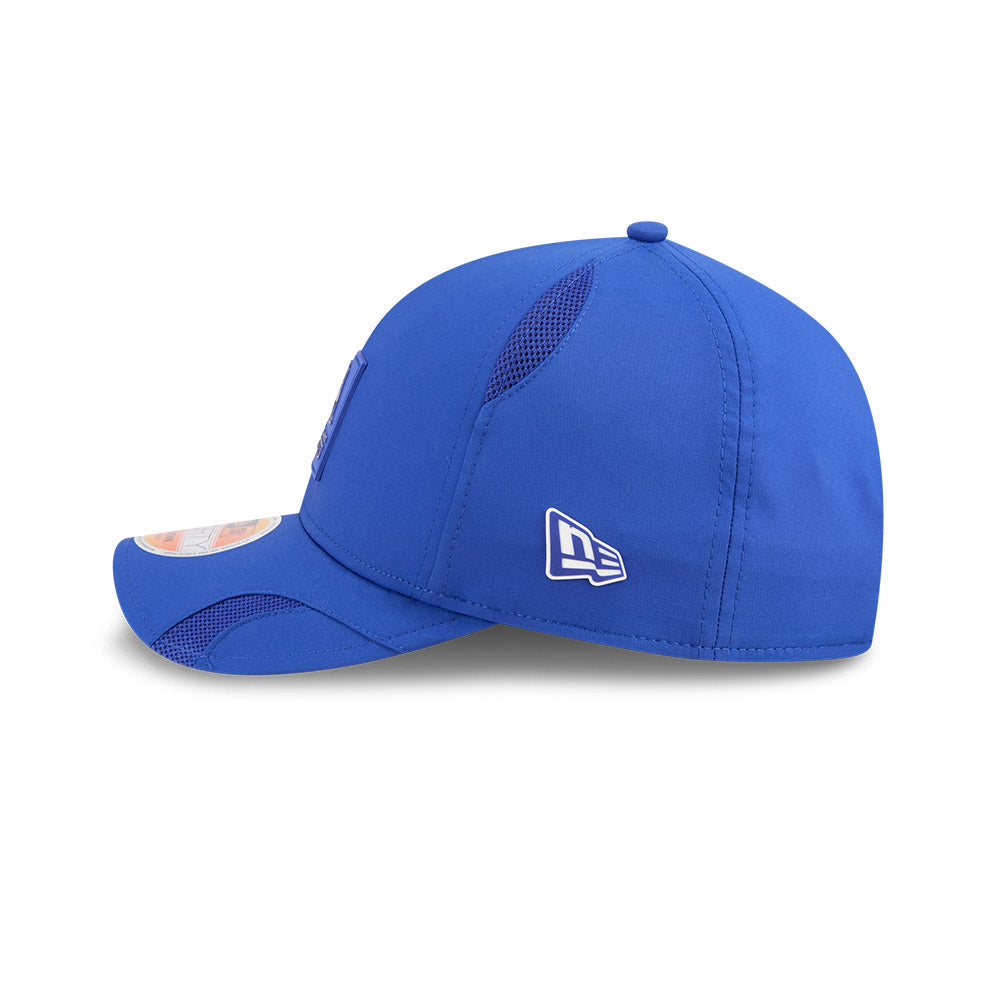 Men's New England Patriots New Era Royal 2025 NFL Sideline Heat 9FORTY M-Crown Adjustable Hat