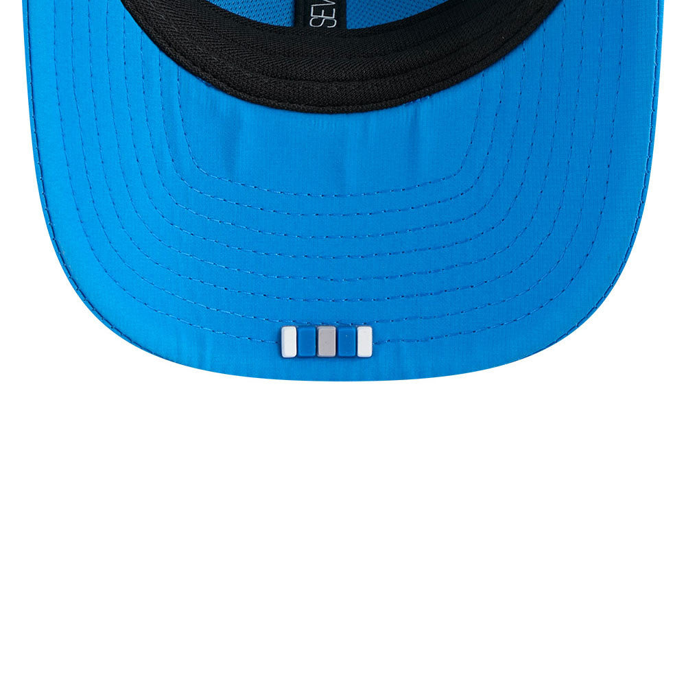 Men's Detroit Lions New Era Blue 2025 NFL Sideline Heat 9SEVENTY Adjustable Hat