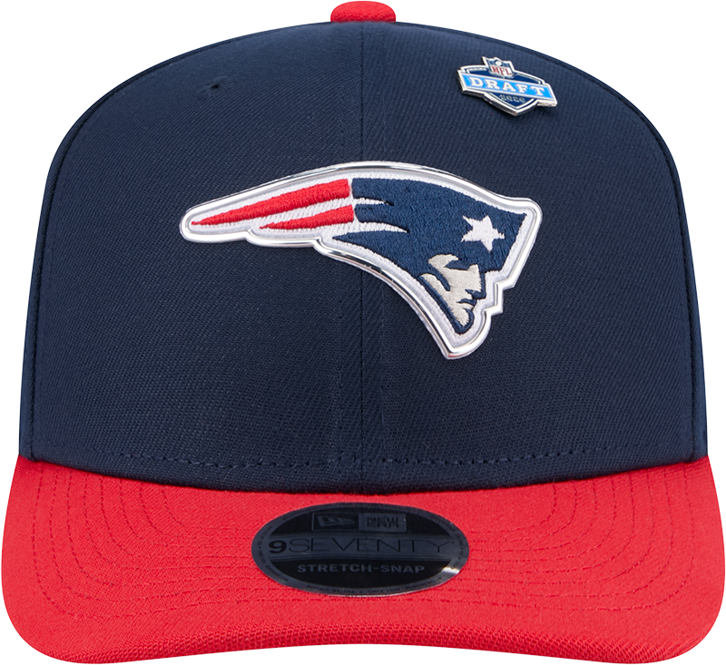 New England Patriots New Era Navy/Red 2026 NFL Draft 9SEVENTY Snapback Adjustable Hat