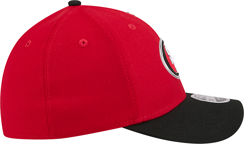 San Francisco 49ers New Era Red/Black 2026 NFL Draft 39THIRTY M-Crown Flex Hat
