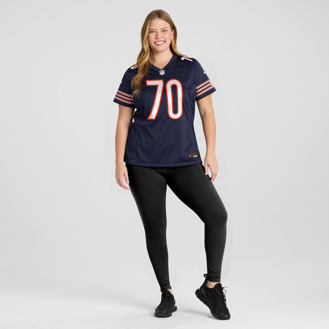 Braxton Jones Chicago Bears Nike Women's Game Player Jersey - Navy