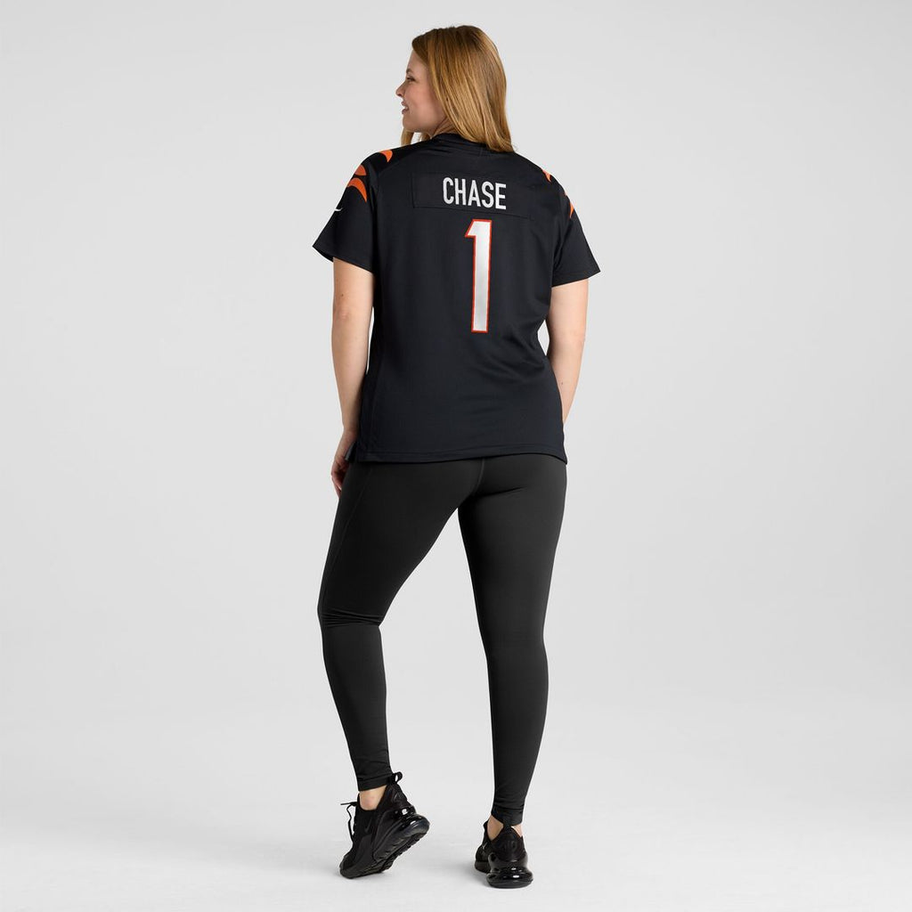 Ja'Marr Chase Cincinnati Bengals Nike Women's Game Jersey - Black