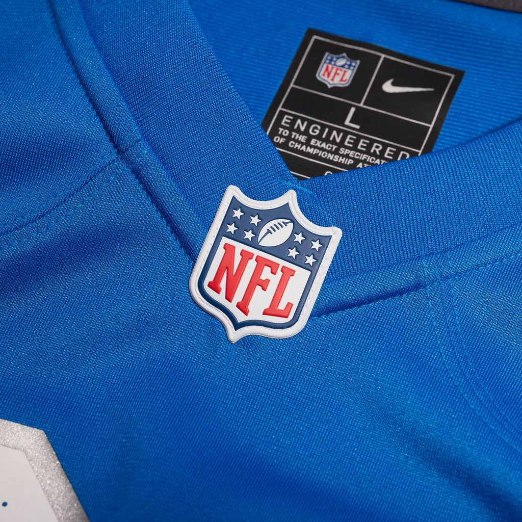 Tyleik Williams Detroit Lions Nike Team Game Jersey - Blue