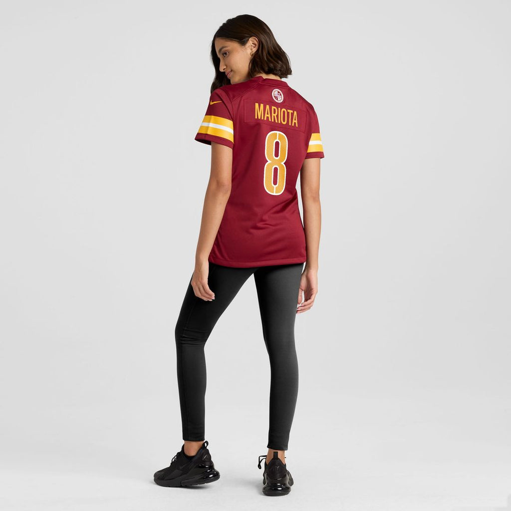 Marcus Mariota Washington Commanders Nike Women's Team Game Jersey -  Burgundy
