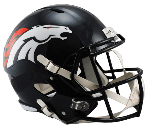 Denver Broncos Full Size Replica Speed Helmet