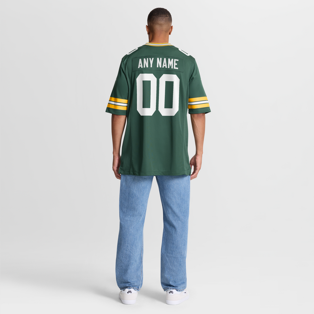 Green Bay Packers Nike Custom Game Jersey - Green