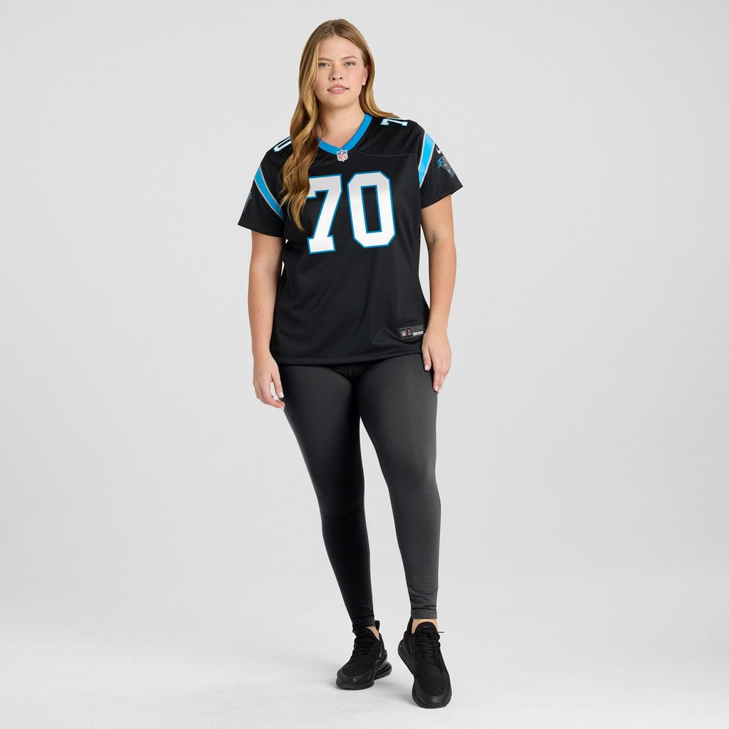 Brady Christensen Carolina Panthers Nike Women's Team Game Jersey - Black