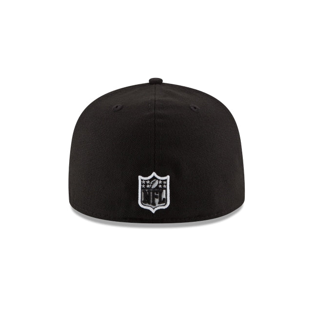 Men's San Francisco 49ers New Era Black & White 59FIFTY Fitted Hat