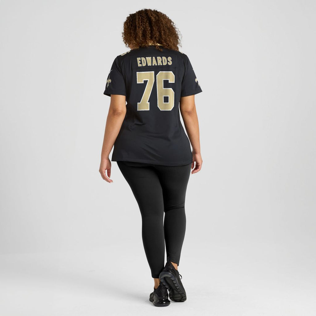 David Edwards New Orleans Saints Nike Women's Team Game Jersey -  Black