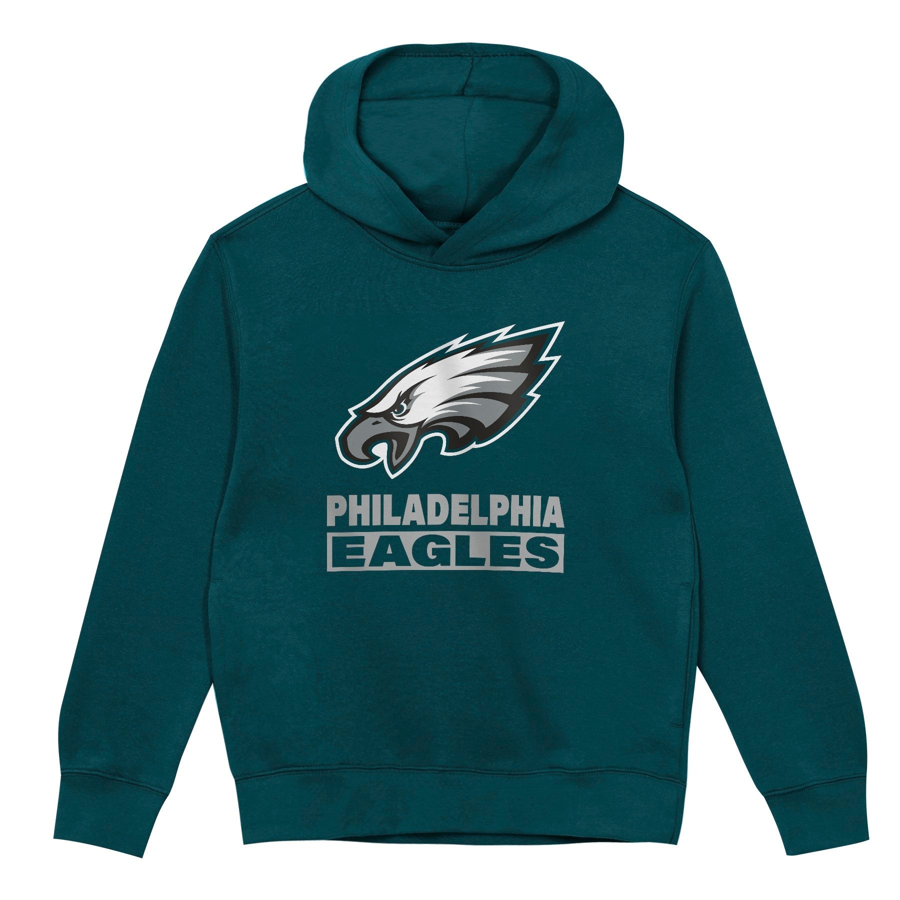 Philadelphia Eagles Youth Back to Basics Green Hoodie