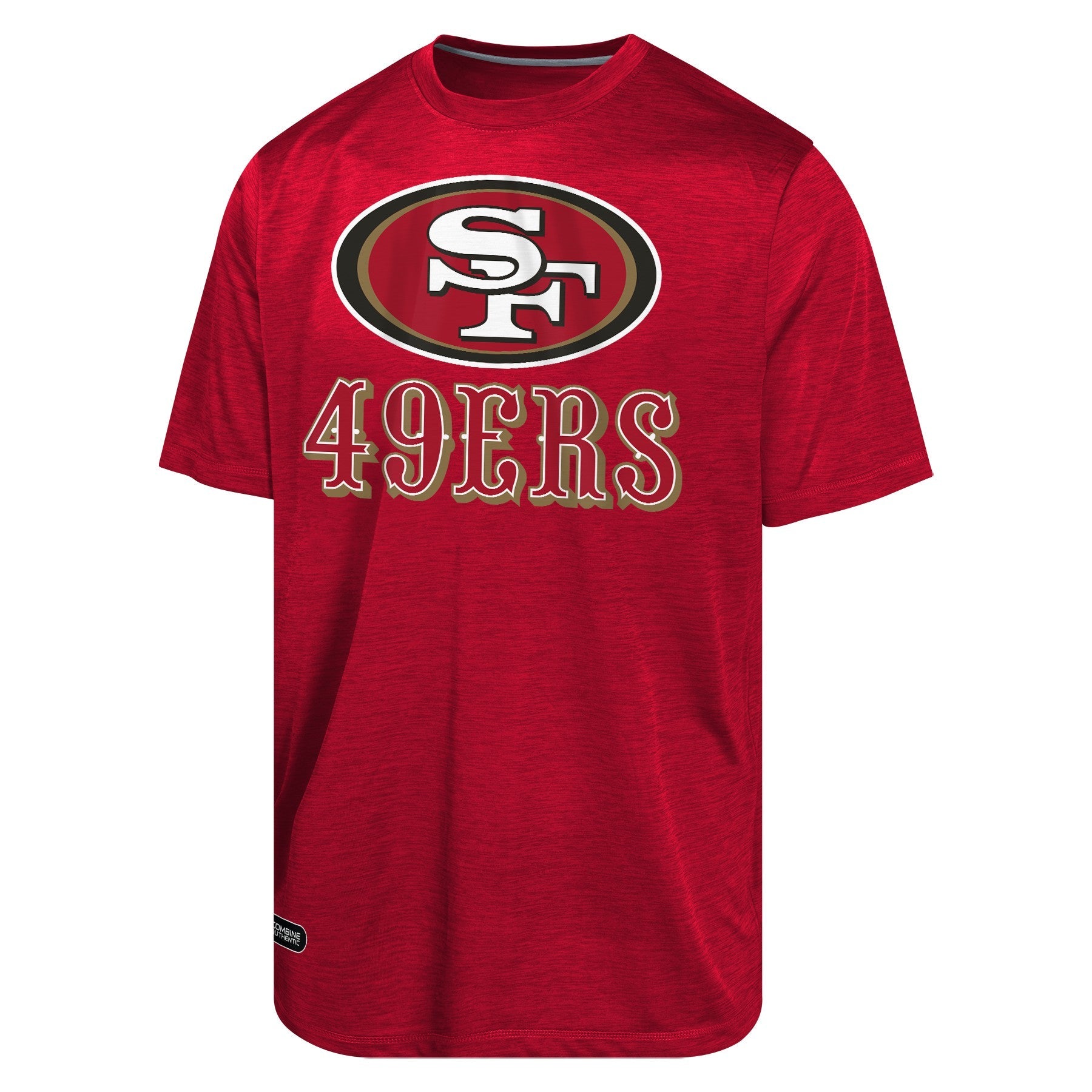 Youth San Francisco 49ers NFL Combine Red Spike Speed Tee