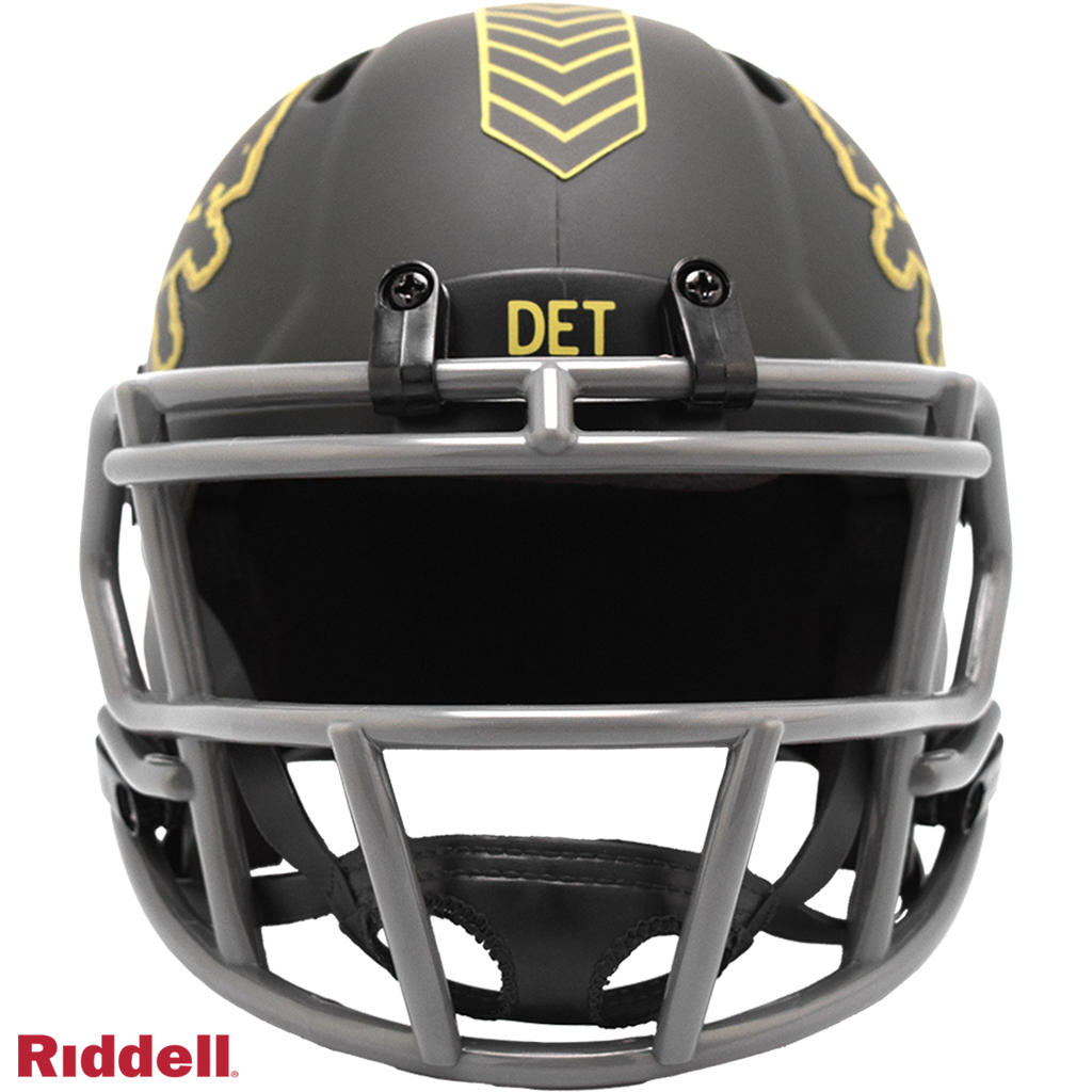 Riddell Detroit Lions 2025 Salute To Service Speed Mini Helmet