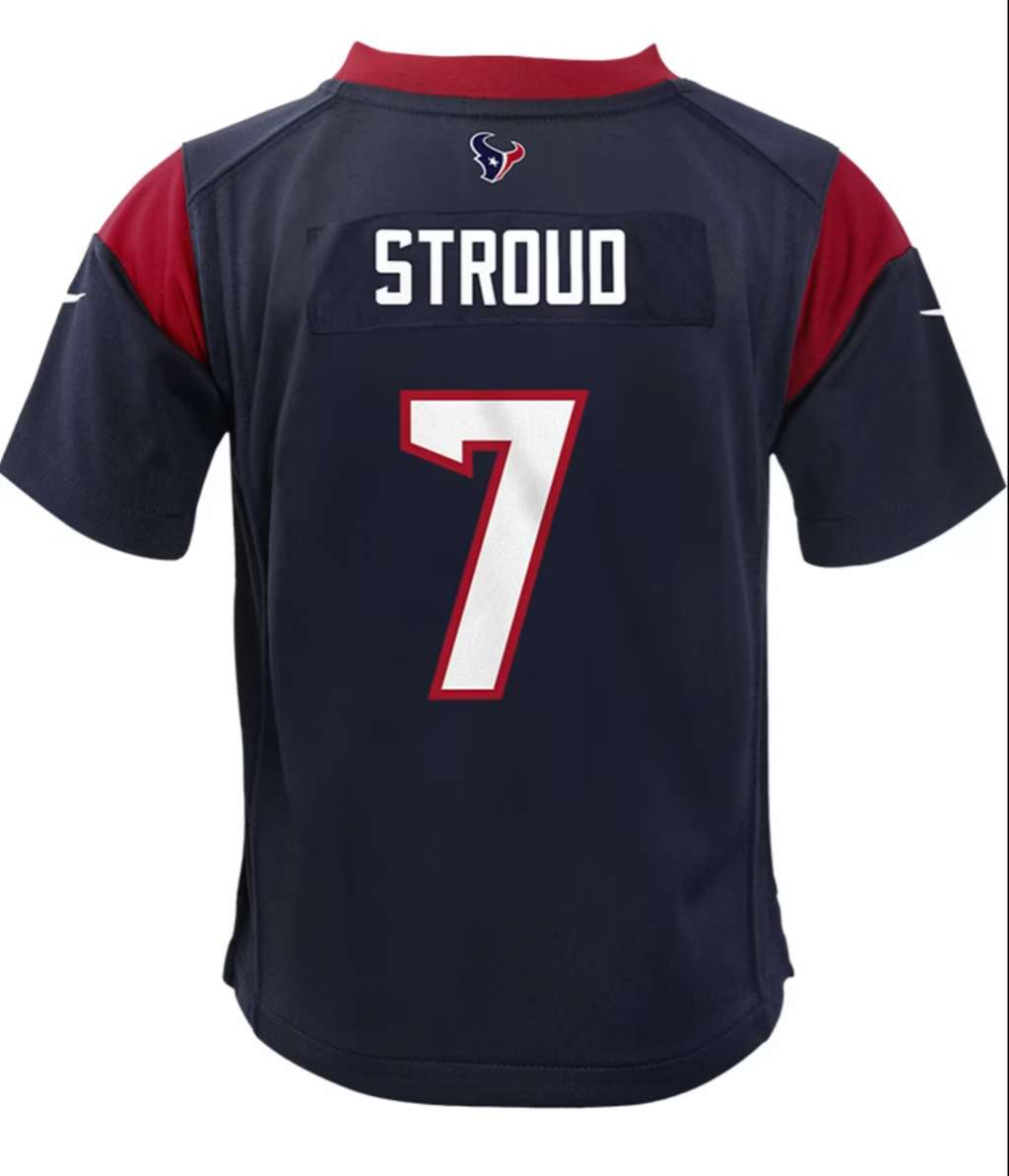 Kids CJ Stroud Houston Texans Navy Child Nike Replica Jersey